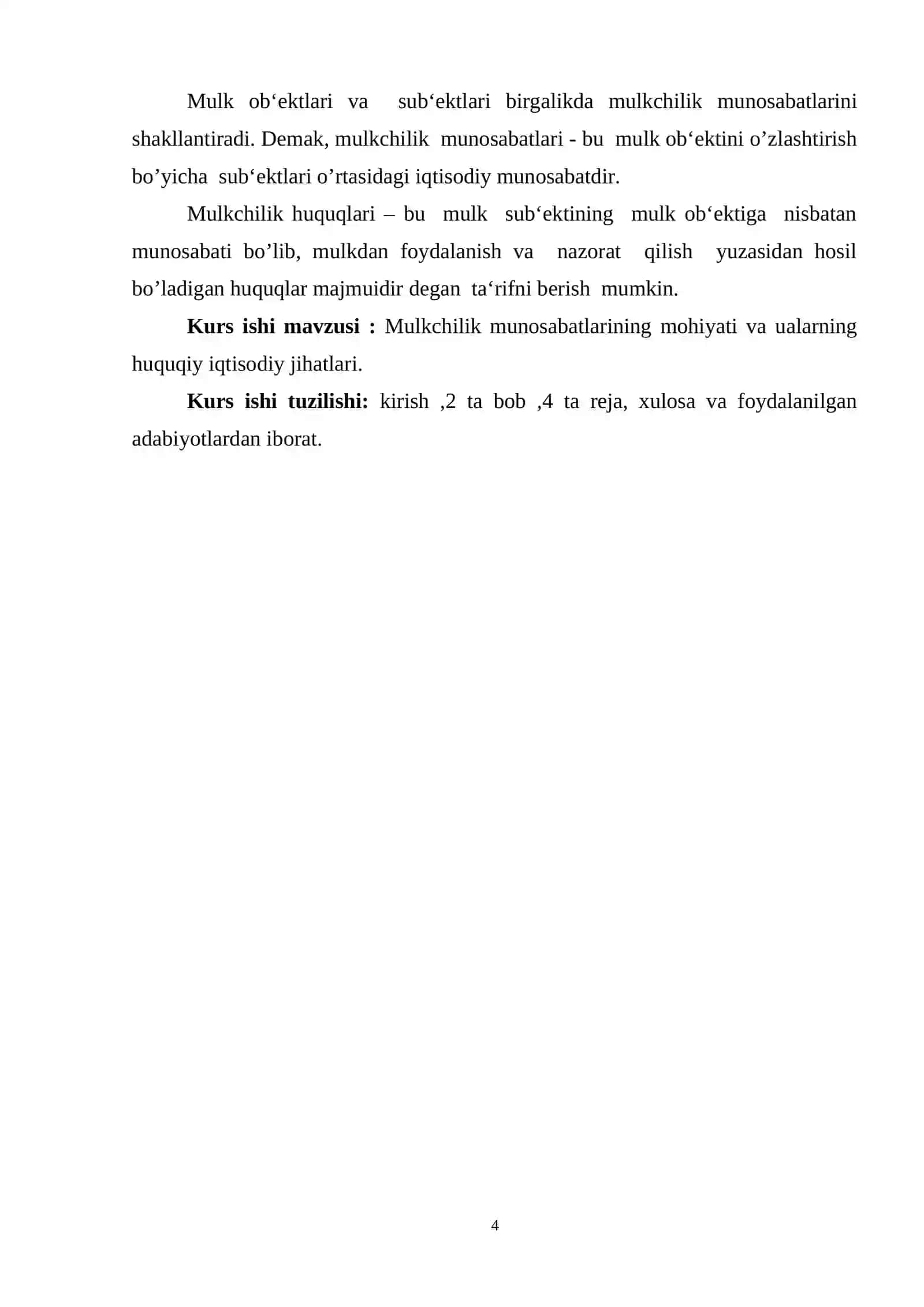 Mulkchilik munosabatlarining mohiyati va ularning huquqiy iqtisodiy jihatlari 3