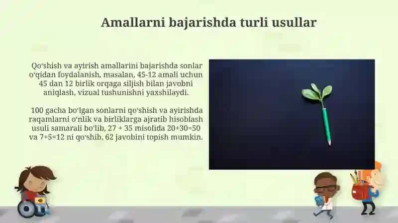 O'nlik Sistema Ichida Hisoblash 3