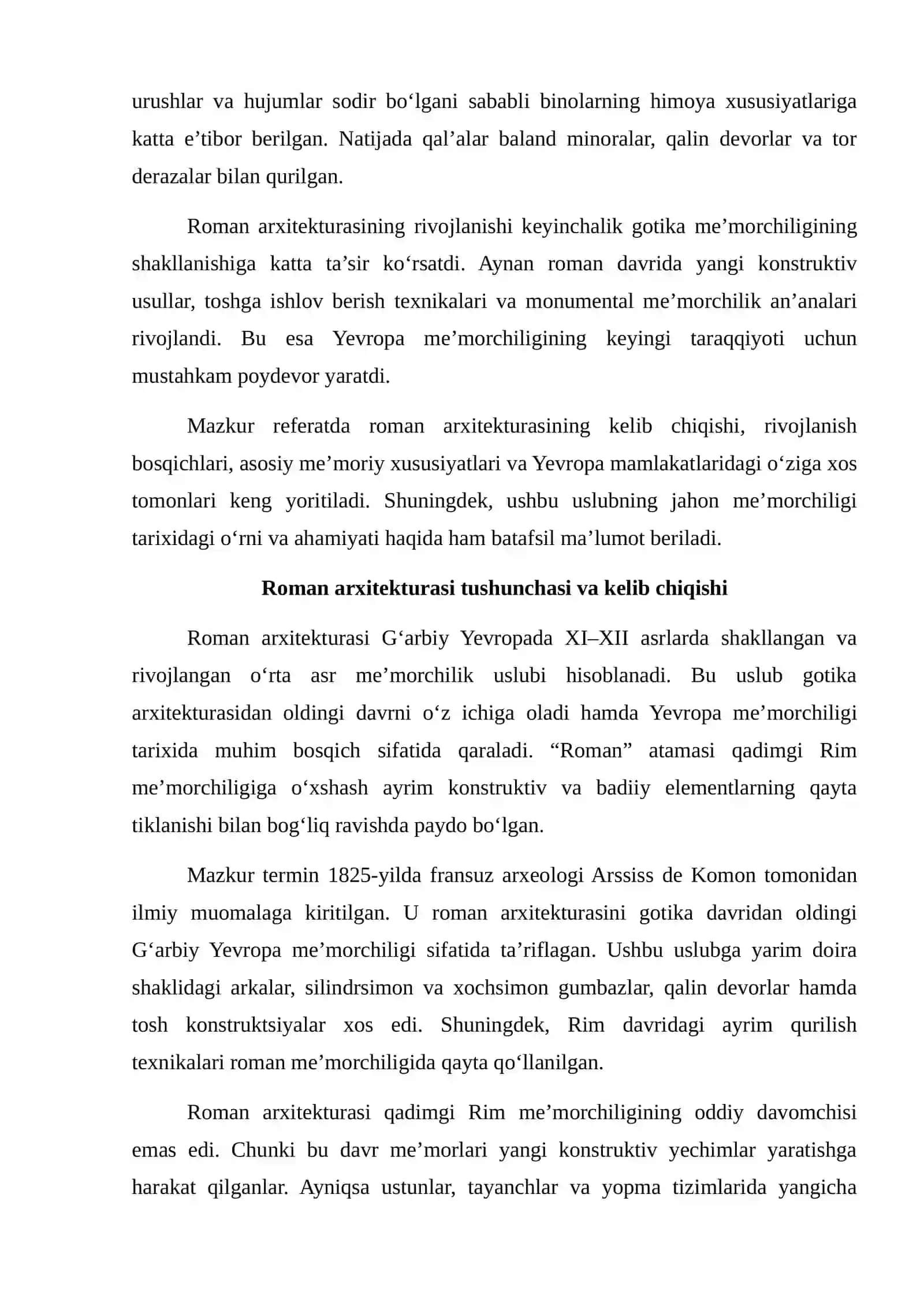 Roman arxitekturasi 3