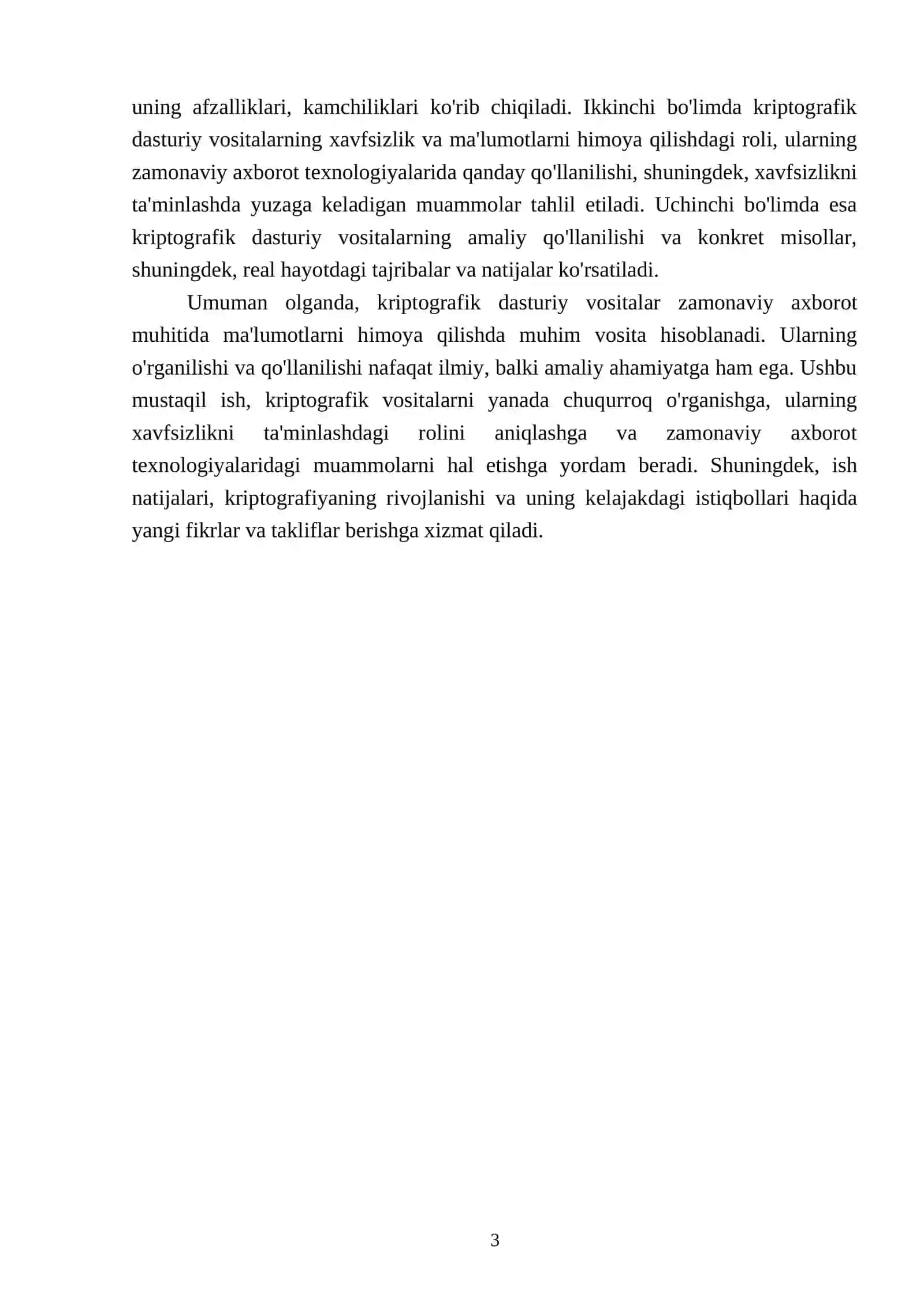 Kriptografik dasturiy vositalar va ularning qo‘llanilishi 3