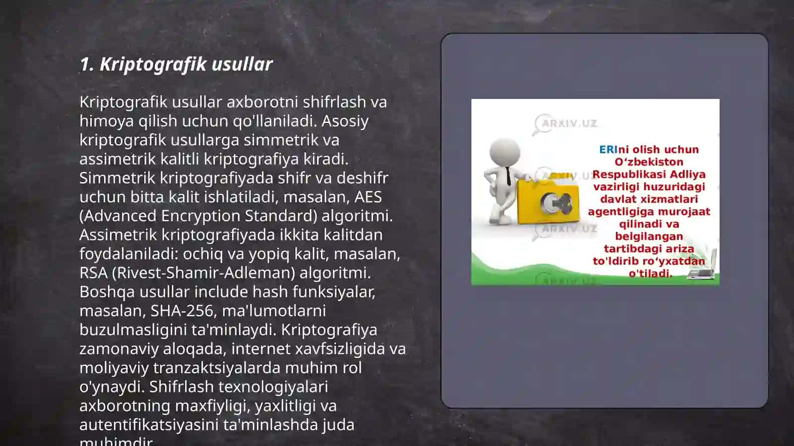 Axborot xavfsizligi muammolari 3