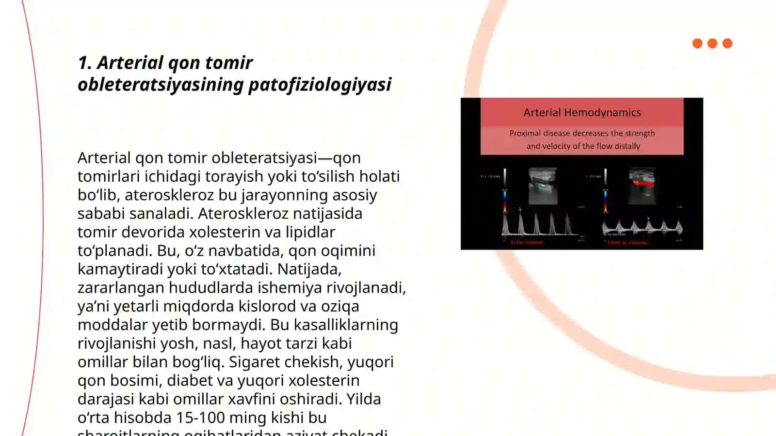 Arterial qon tomir obleteratsiyasi 3