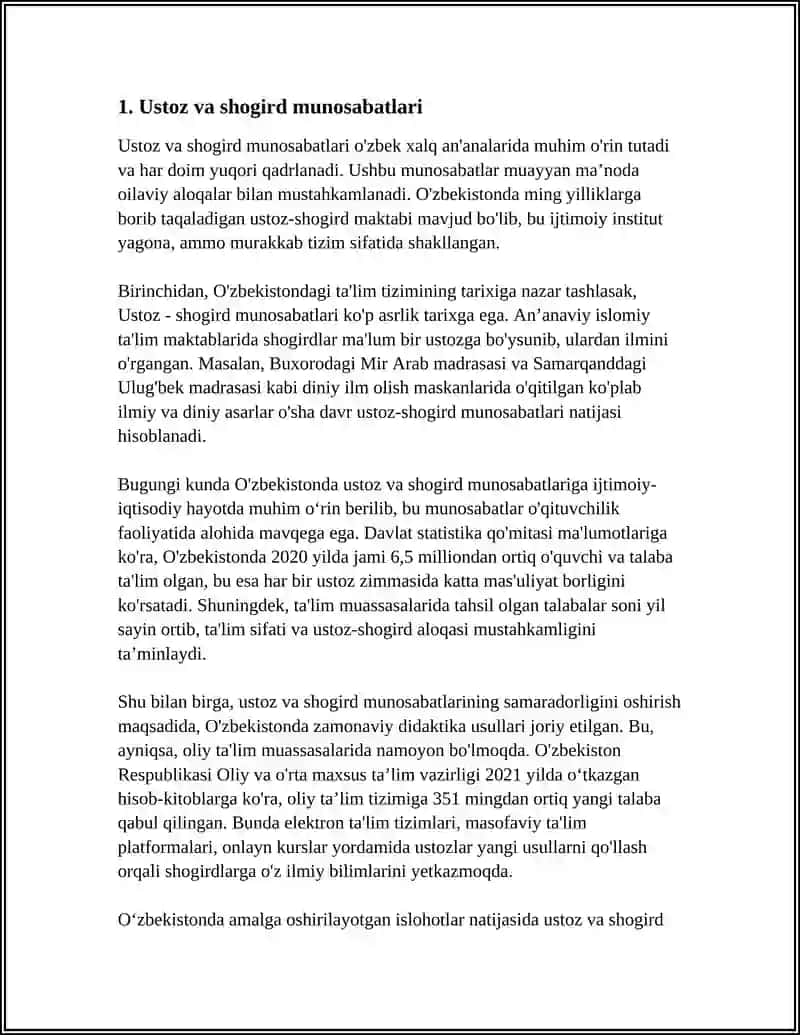 MUSLIHIDDIN SAʼDIY SHEROZIYNING GULISTON ASARIDA USTOZ VA SHOGIRD HAQIDA 3
