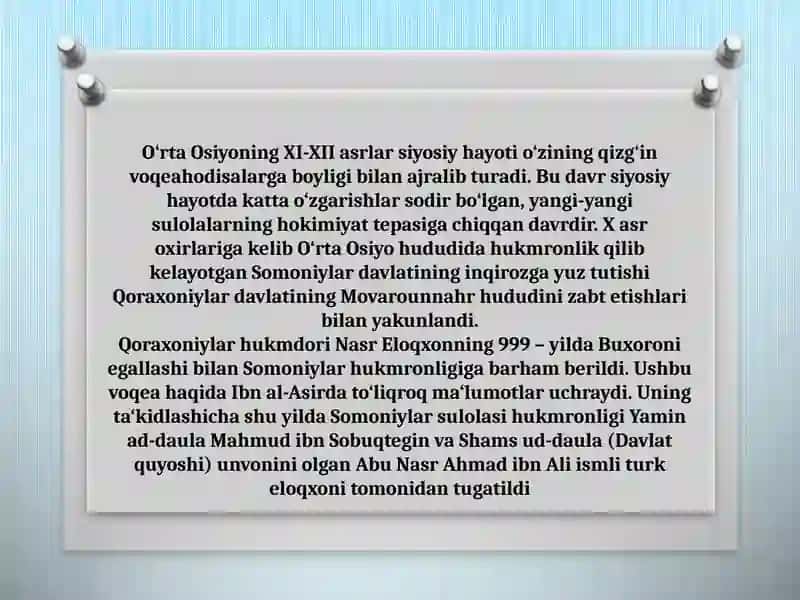 XI-XII asrlarda O'rta Osiyo tarixshunosligining ravnaqi 3