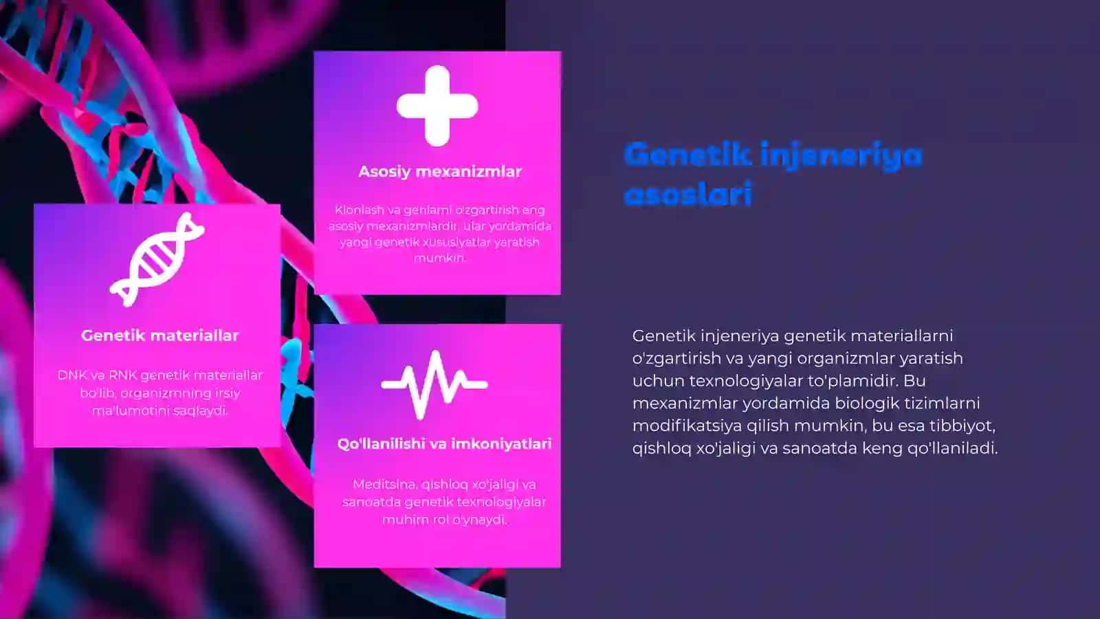 Genetik injeneriya va biotexnologiya 3