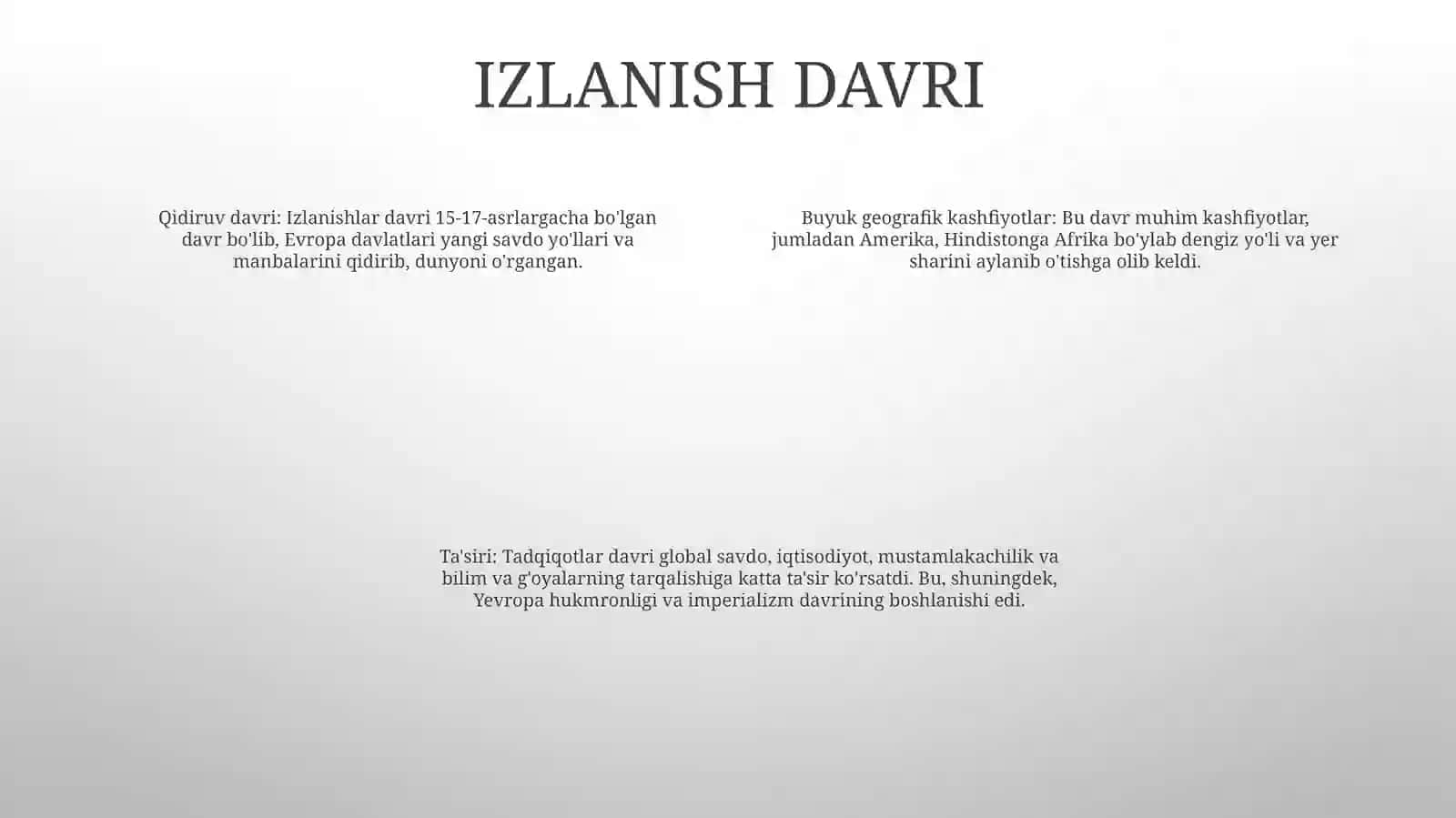 Buyuk Geografik Kashfiyotlar VaUlarningAhamiyati 3