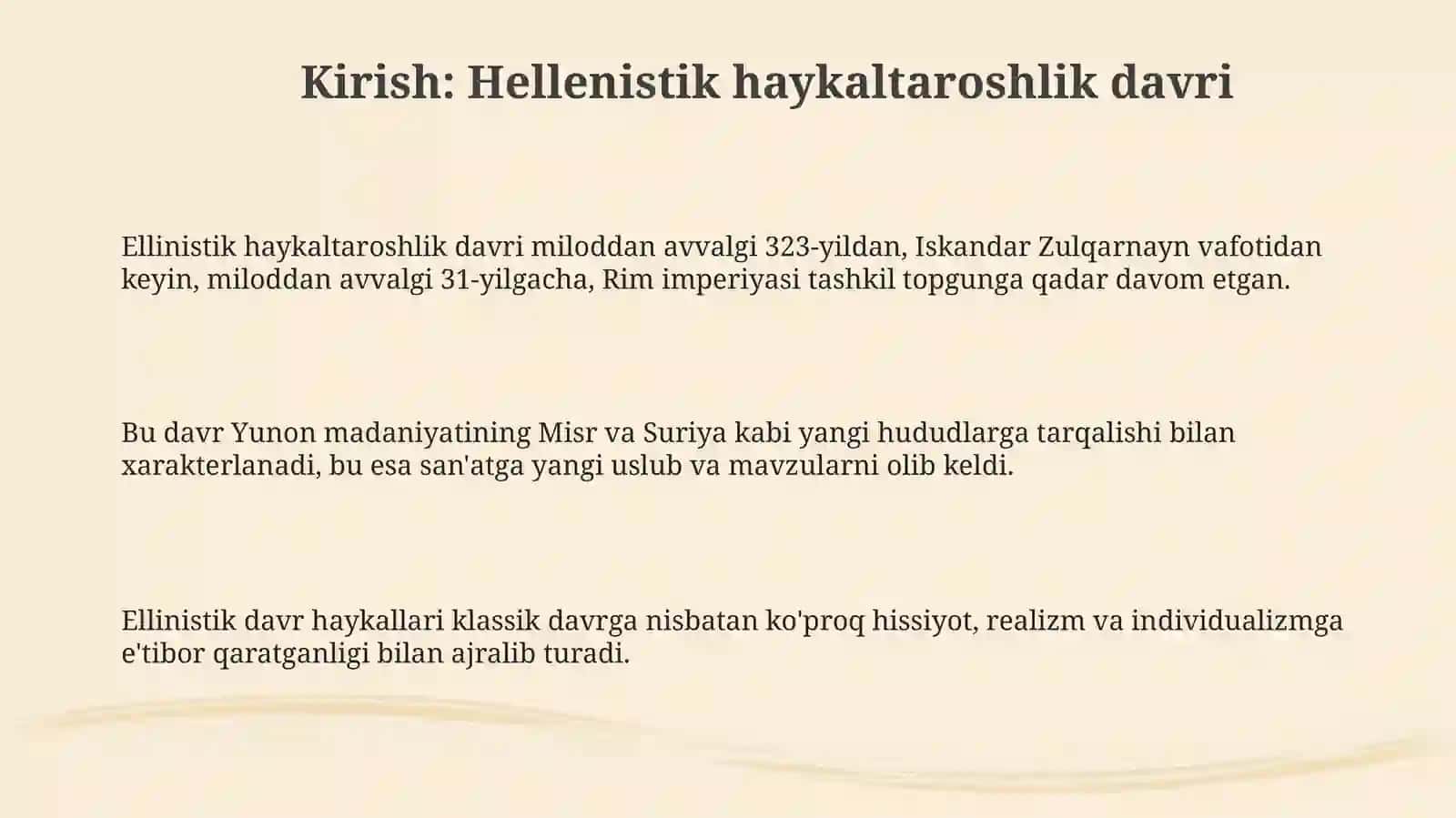 Ellin davri haykaltaroshligi 3