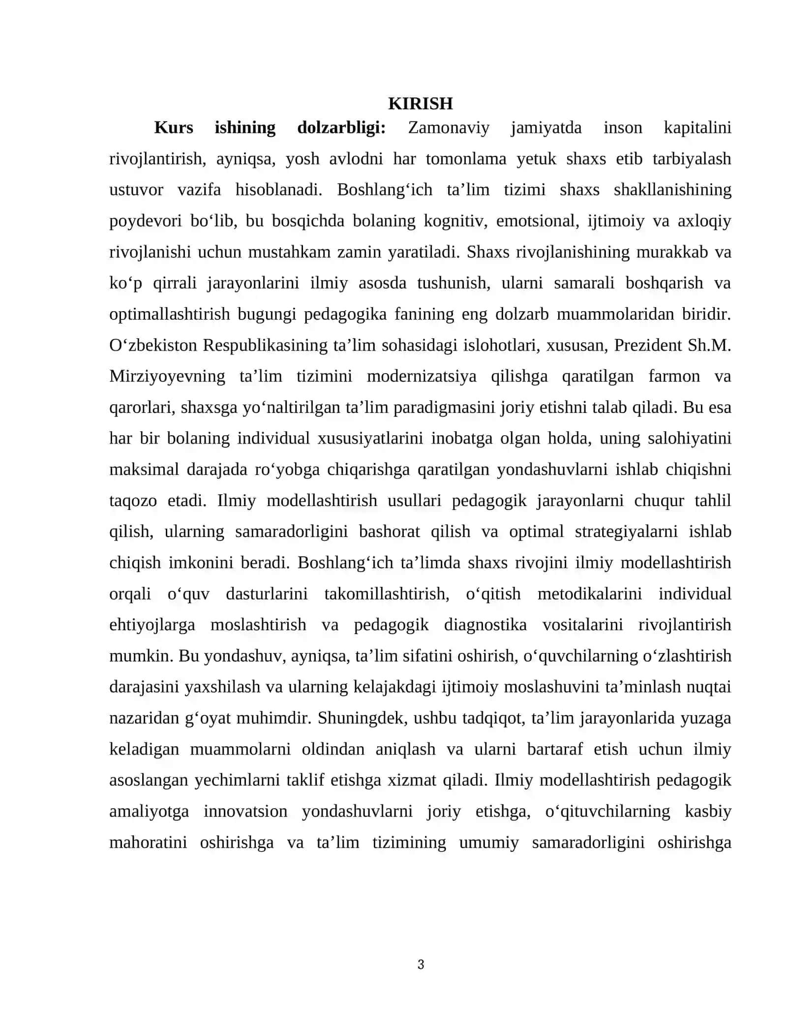 BOSHLANGʻICH TALIMDA SHAXS RIVOJINI ILMIY MODELLASHTIRISH ASOSLARI 3