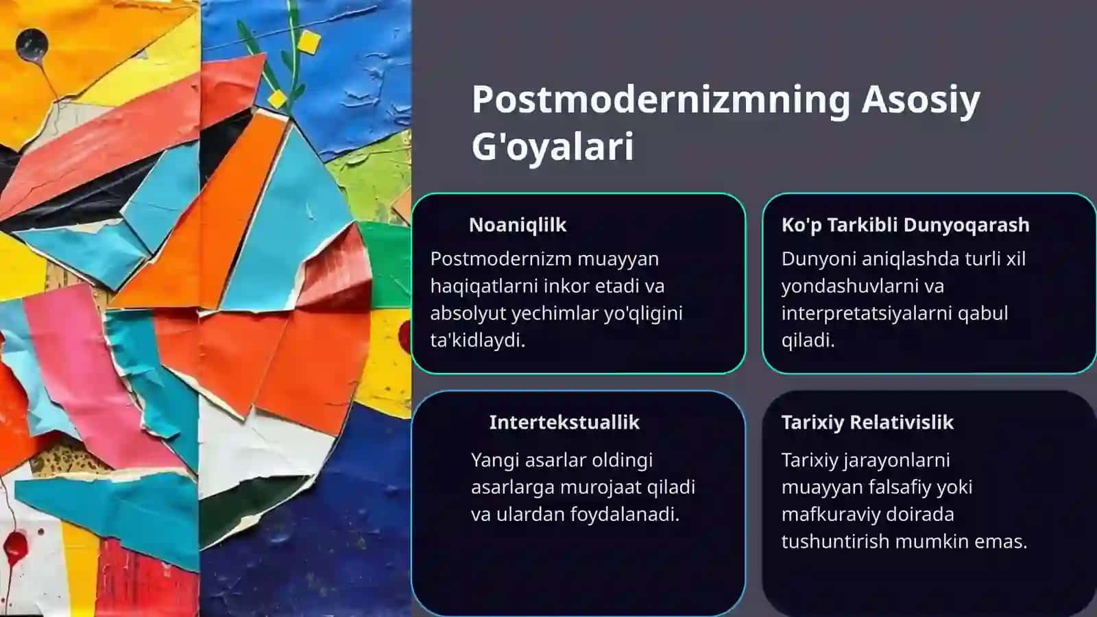 Postmodernizm: O'zgaruvchi Dunyoga Yangicha Yondashuvlar 3