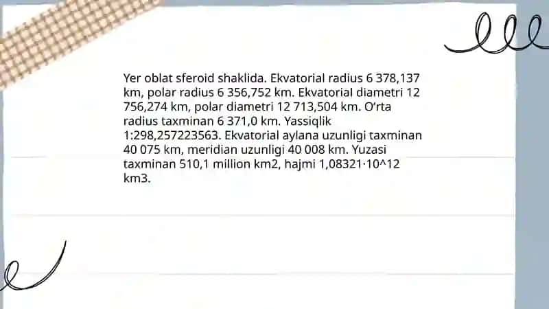 Yerning geografik qobigʻi. Atmosfera 3