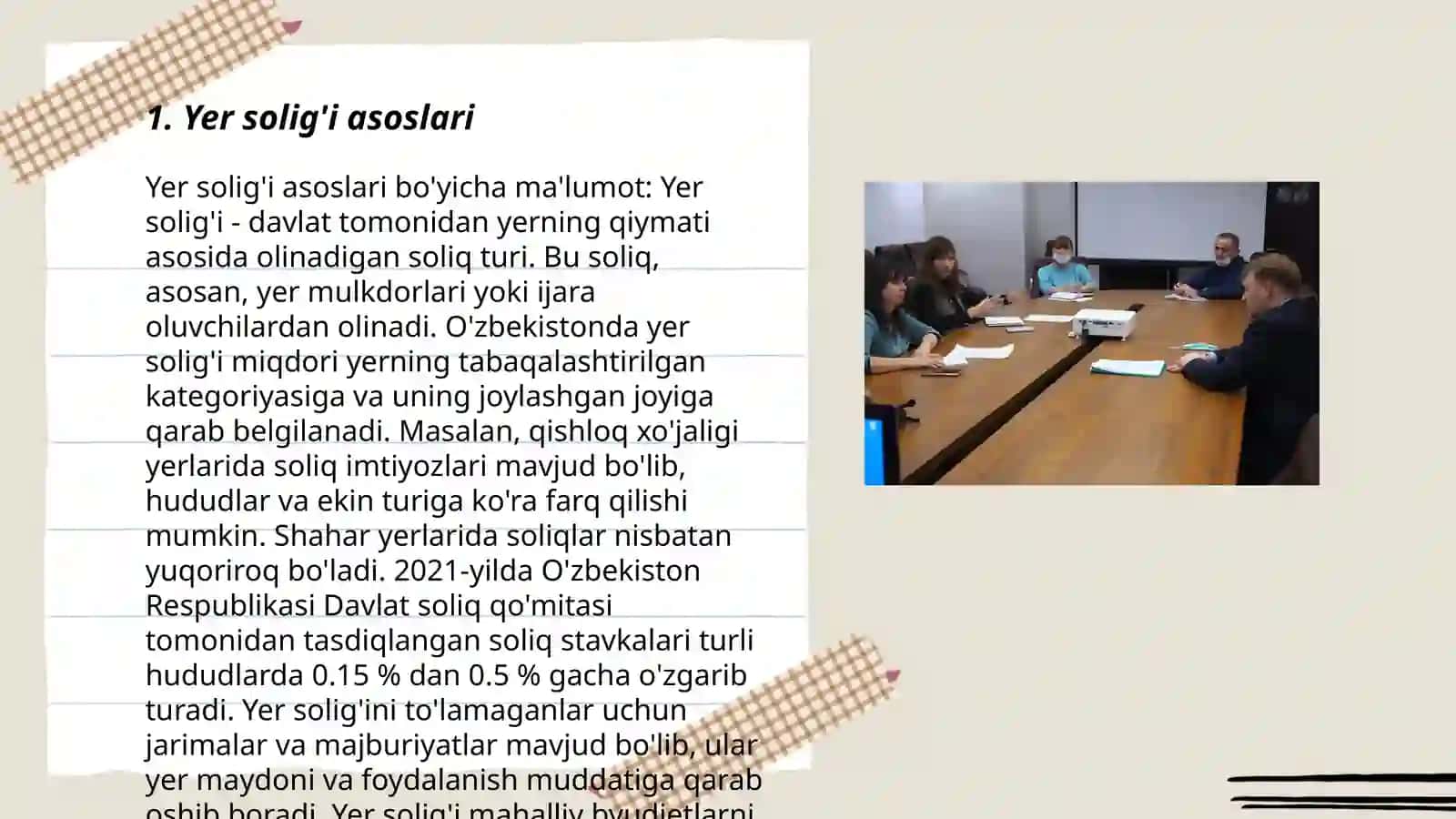 Yer solig'i asoslari 3