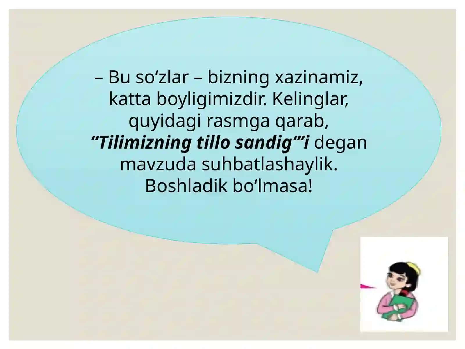 O‘zbektilining lug‘at bo‘yligi 3