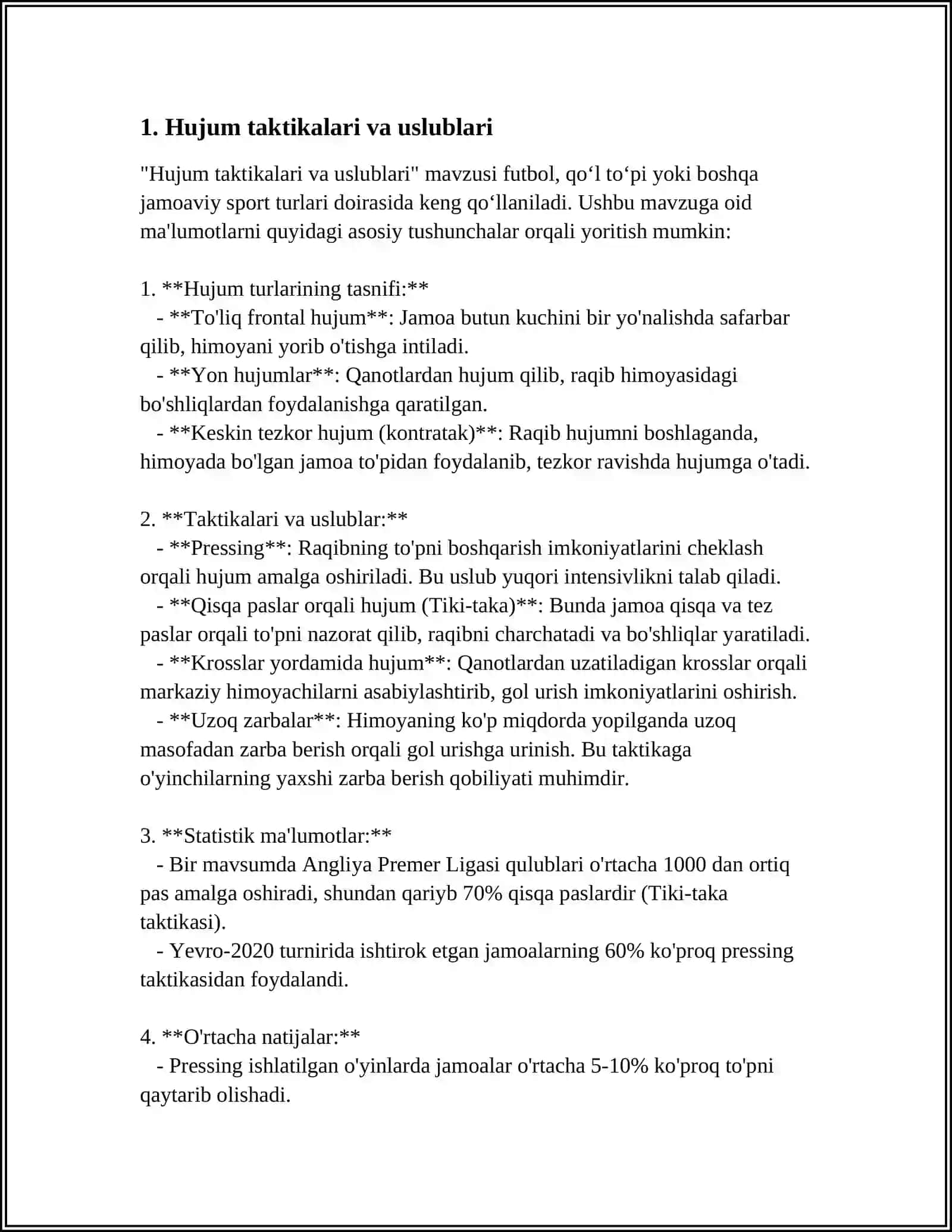 VOLLEYBALL OʻYIN TAKTIKASIGA OʻRGATISH USLUBLARI, VOSITALARI VA TAMOYILLARI 3