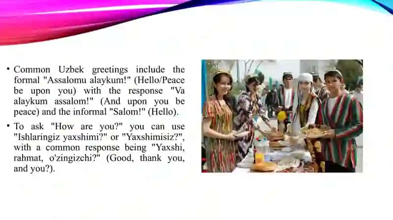 Greeting manner in Uzbekistan 3