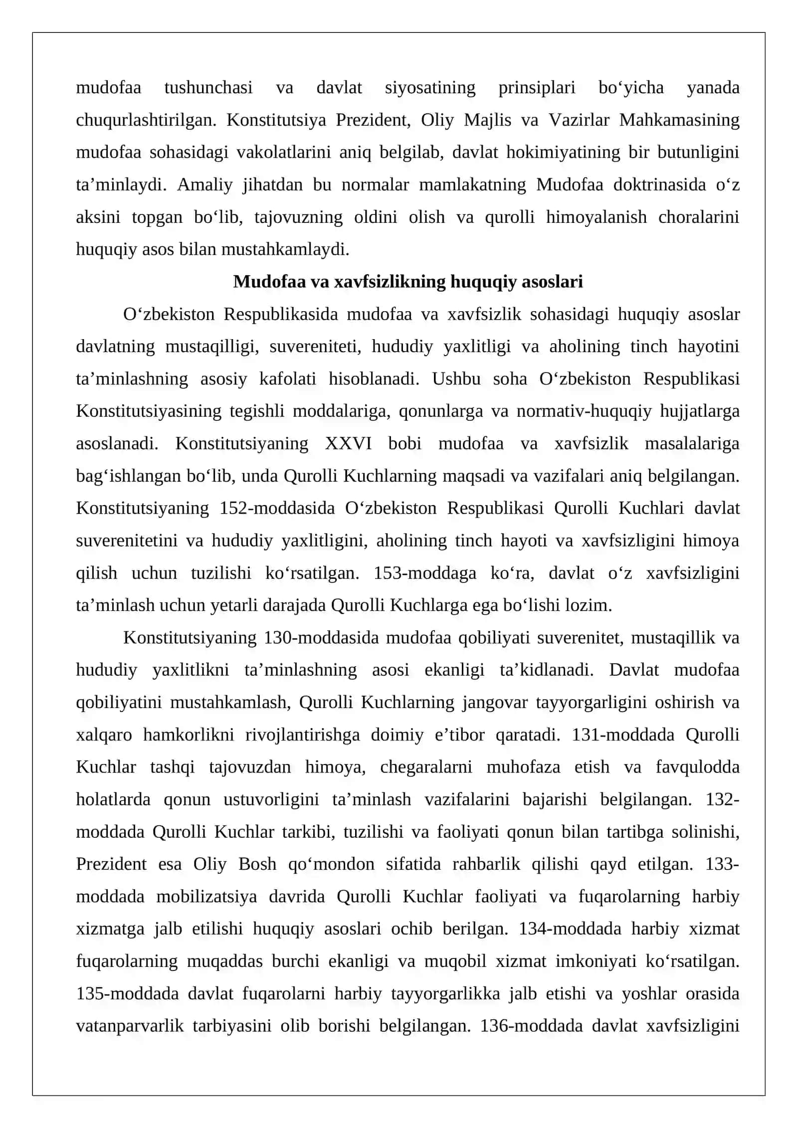 O‘zbekiston Respublikasida mudofaa va xavfsizlik 3