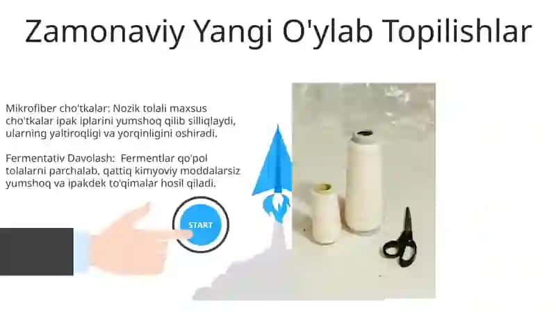 Yigirilgan ipak iplarini pardozlash 3