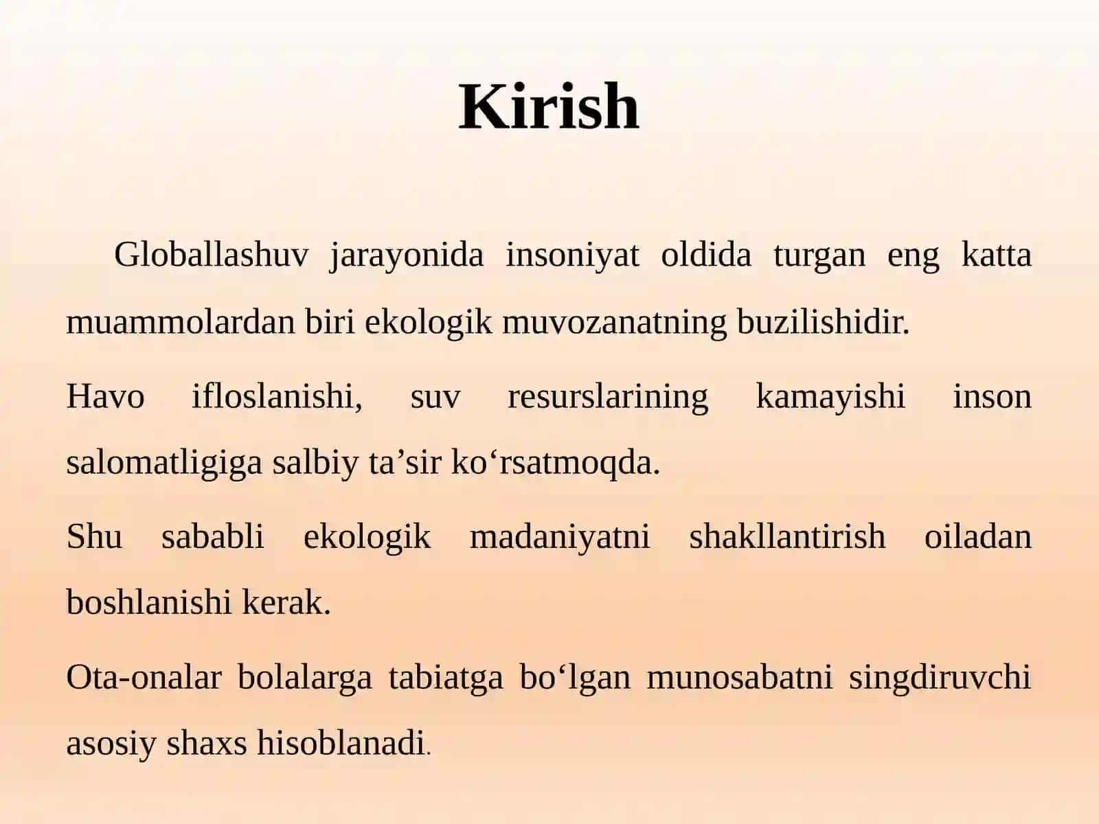 Turli yosh guruhlar ota-onalarini tabiat bilan tanishtirish ishlariga jalb etish 3