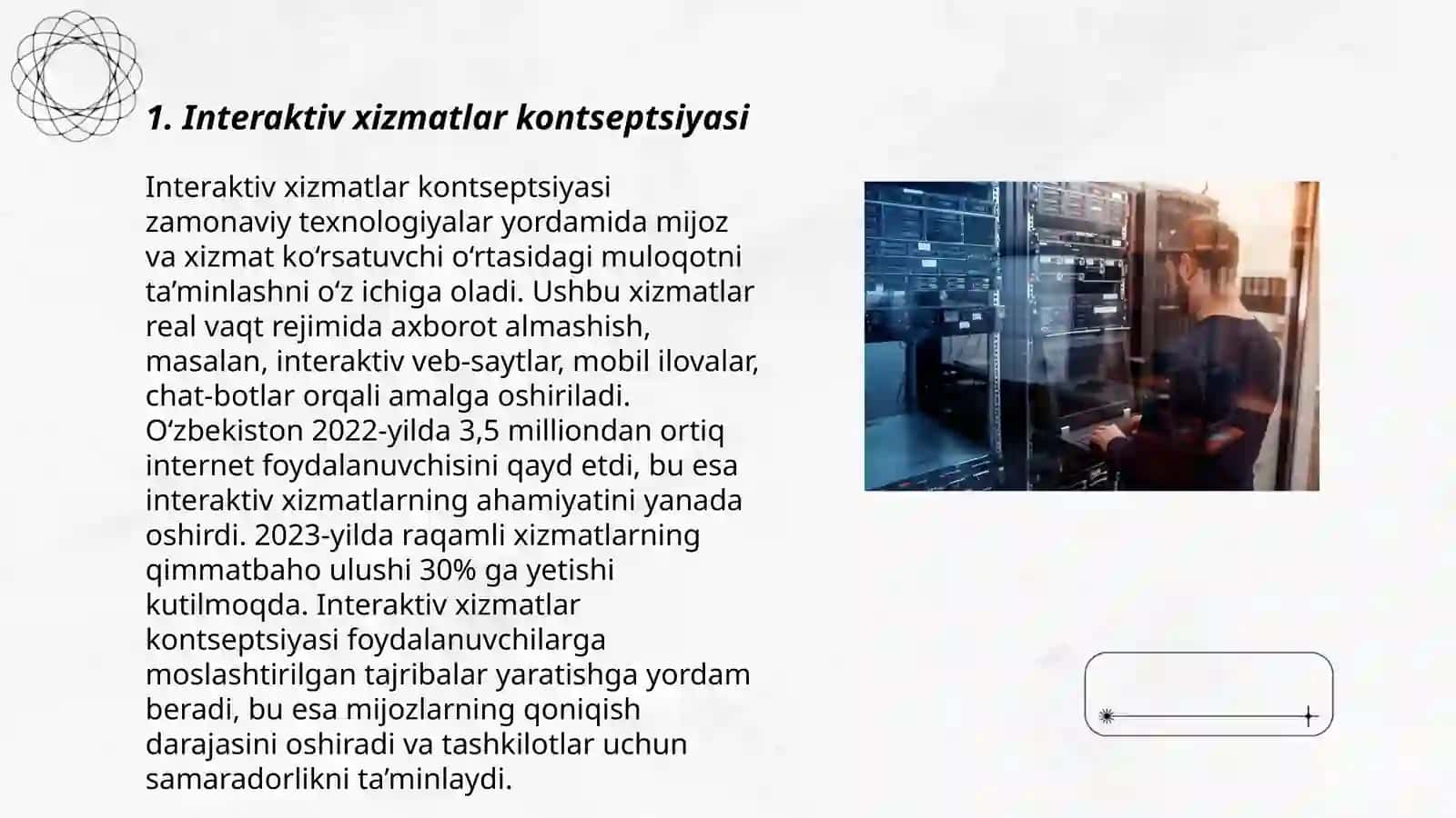 Soha axborot tizimlarining interaktiv xizmatlari 3