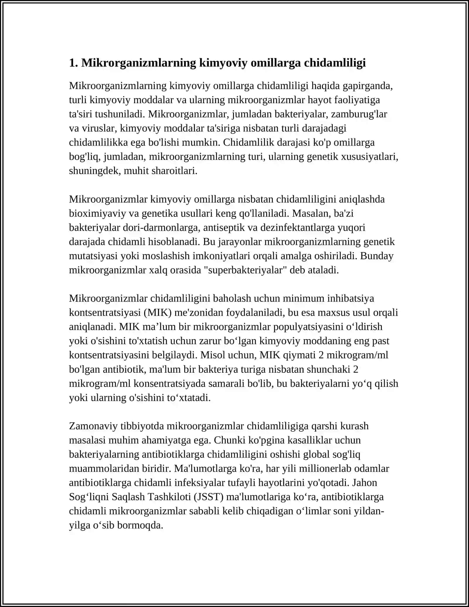 MIKRORGANIZMLARGA KIMYOVIY OMILLARNING TASIRI 3