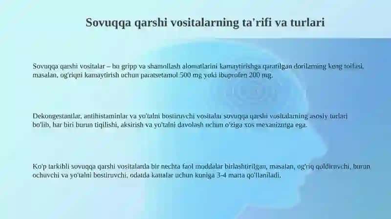 Sovuqqa qarshi vositalar 3