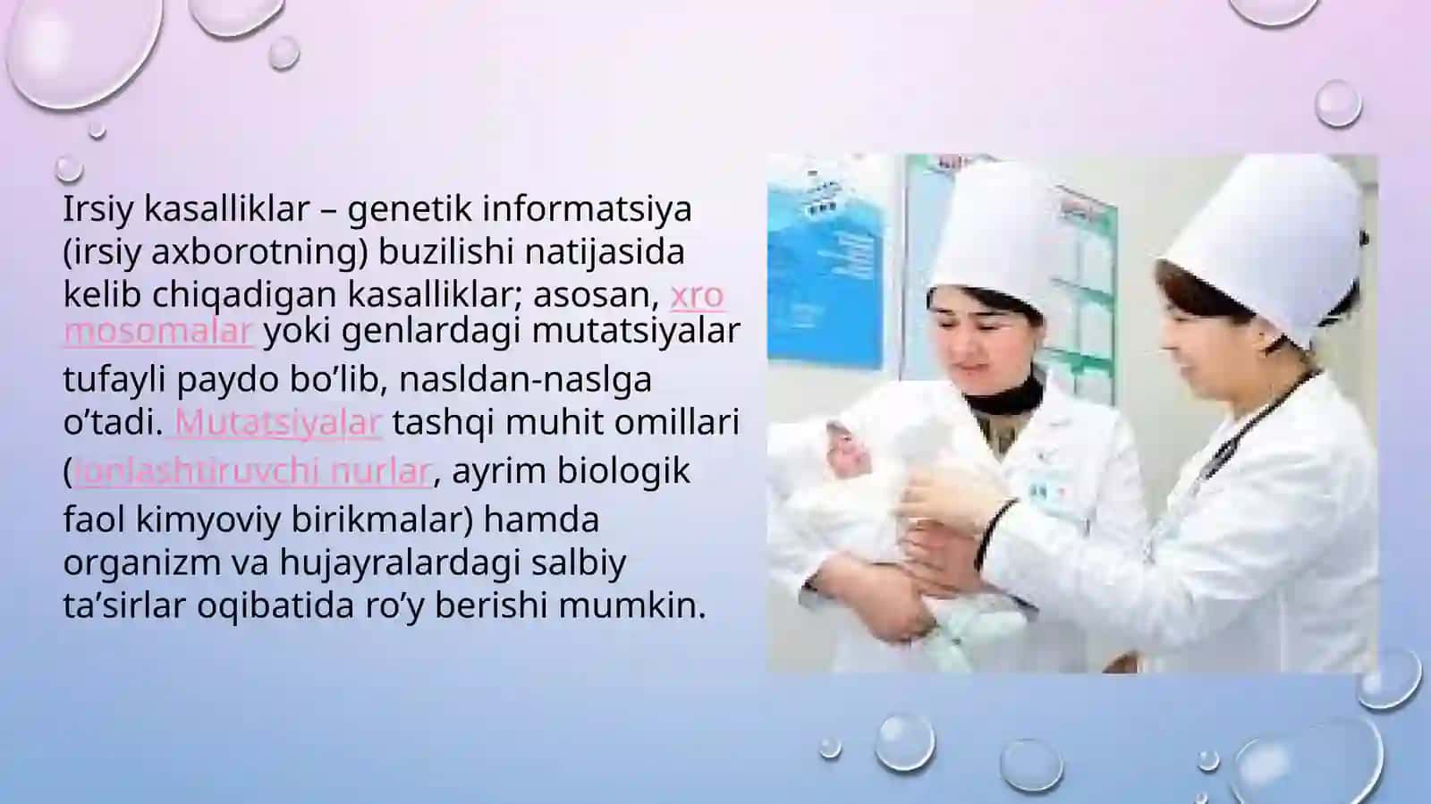 Tibbiy biologiya va umumiy genetika fanidan mustaqil ish 3