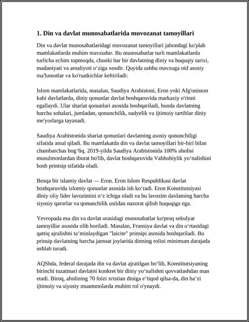 JAMIYATDA DINIYLIK VA DUNYOVIYLIK MUTANOSIBLIGI 3