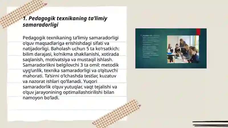 Pedagogik texnikaning xususiyatlari 3