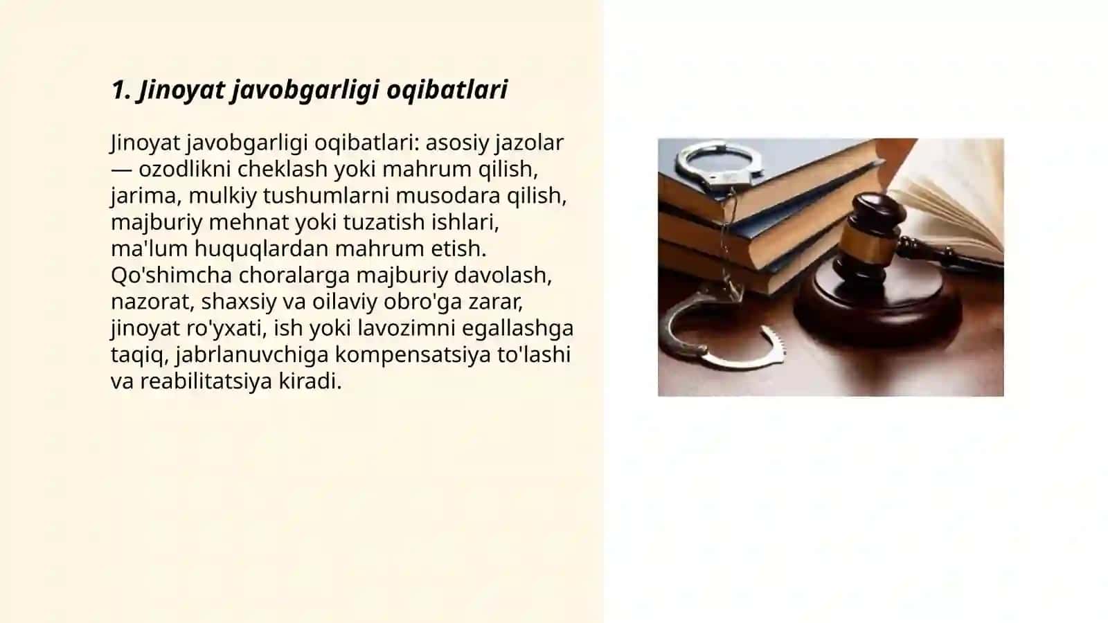 Jinoyat javobgarligi oqibatlari 3