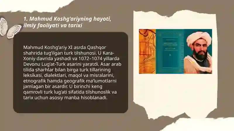 Mahmud Koshg’ariy “Devoni Lug’at-Turk” 3