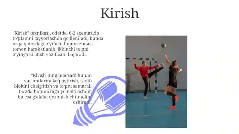 Voleybol oʻyin texnikasi 3
