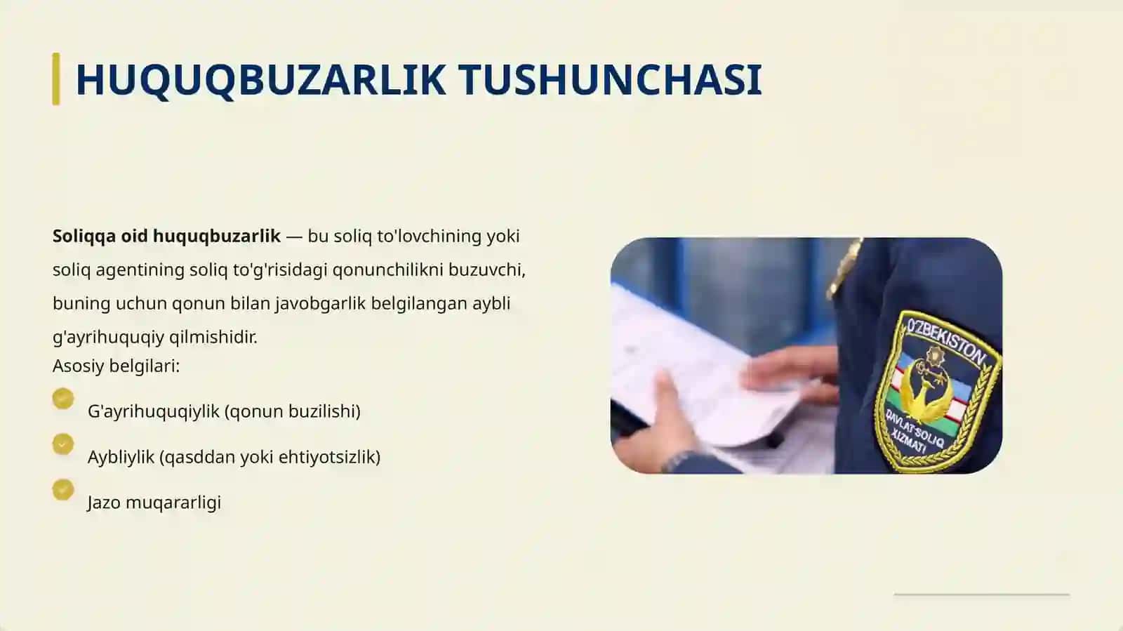 Soliqqa oid huquqbuzarliklar 3