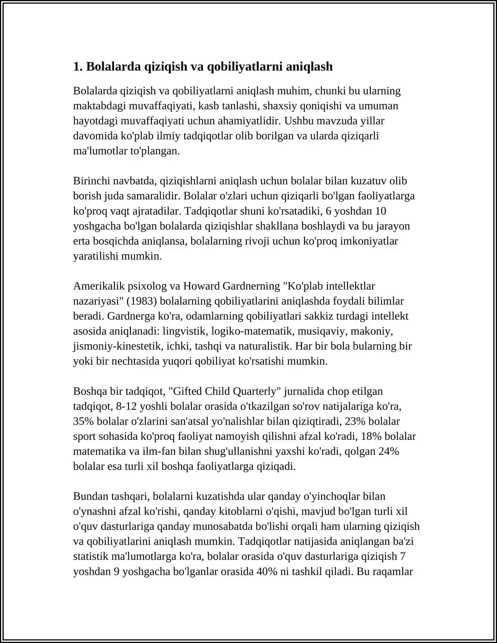 BOLALARDA SHAXSIY XUSUSIYATLARNI DIAGNOSTIKA QILISH 3