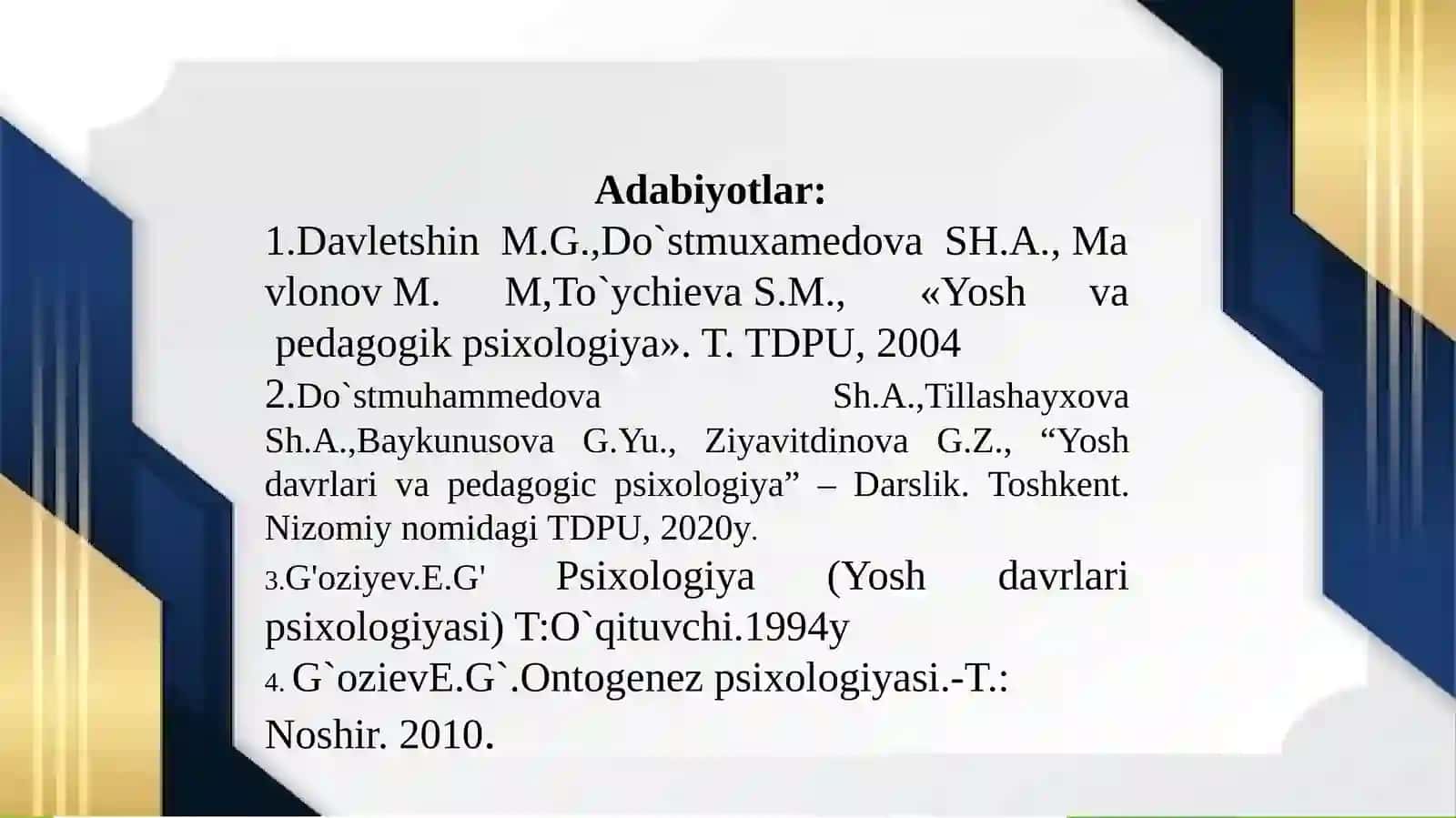 Yoshlik,yetuklik,keksalik davrida psixik rivojlanish xususiyatlari 3