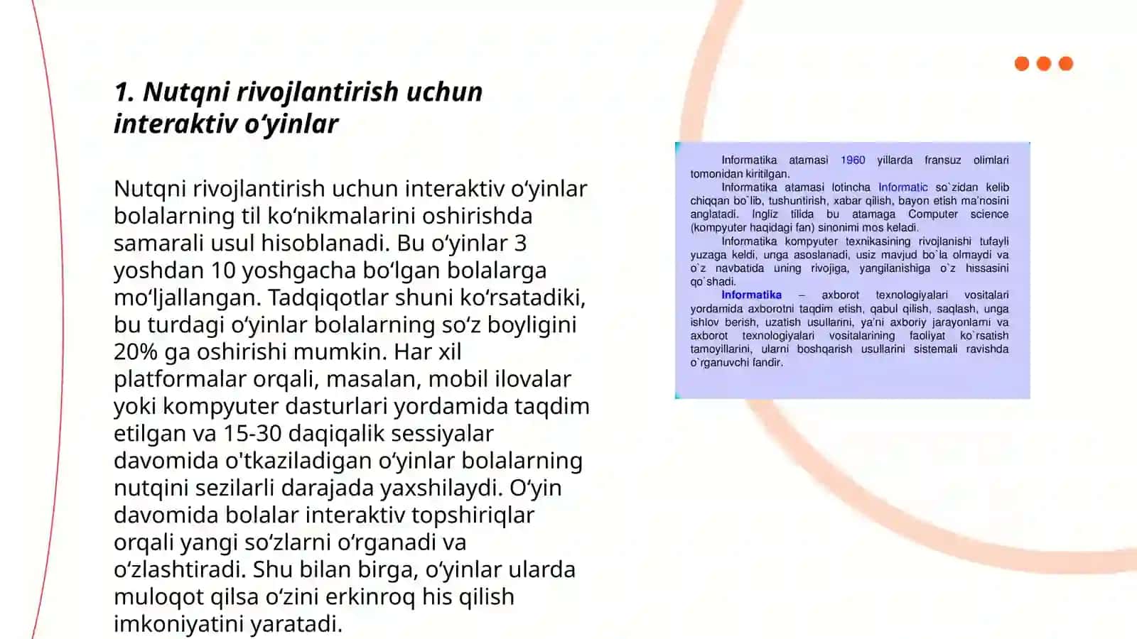 4-sinf ona tili darsligi mavzularini yangi innovatsion texnologiyalarni qoʻllagan holda metodlar ishlab chiqish 3