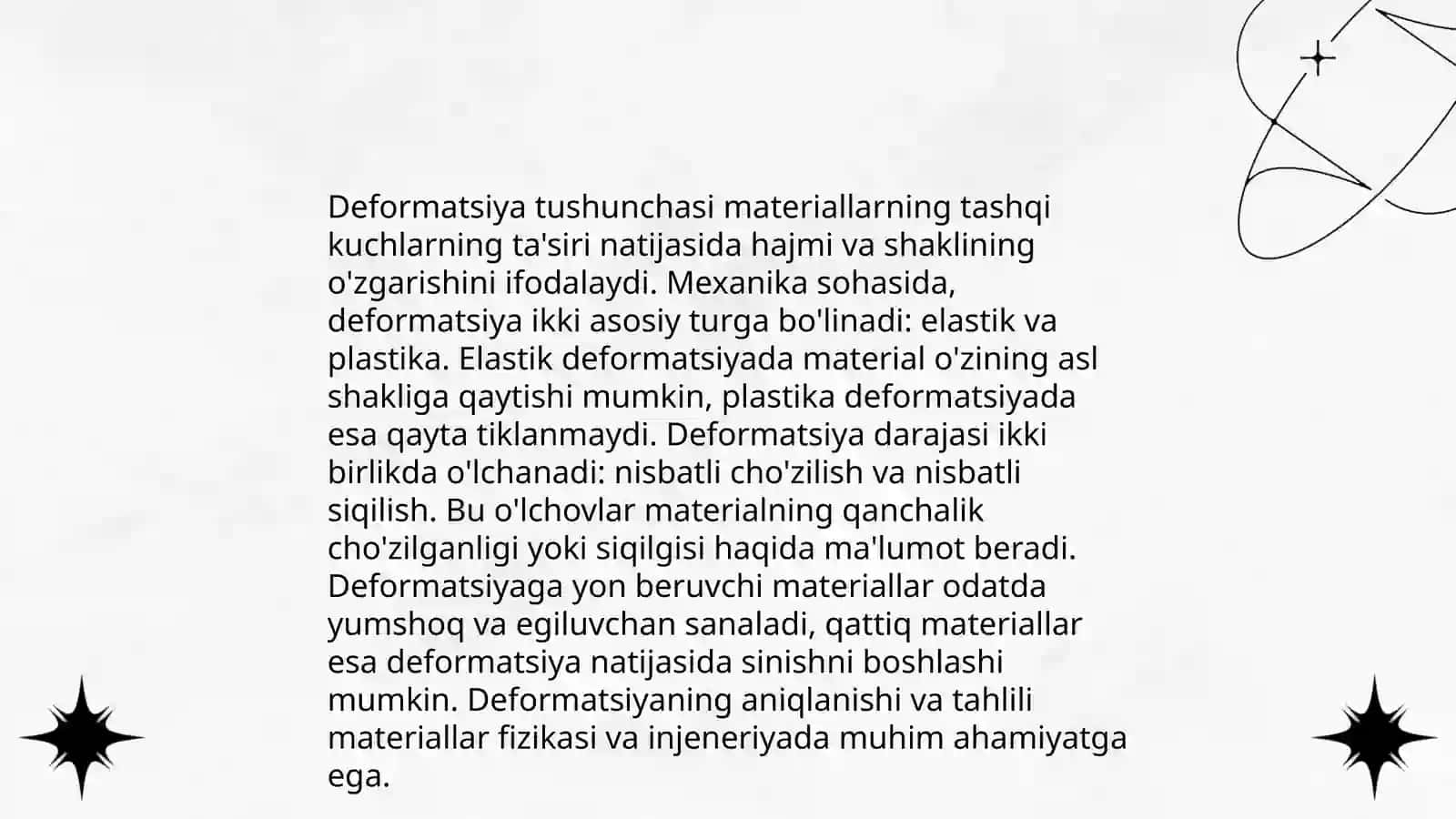 Deformatsiya va uning turlari 3