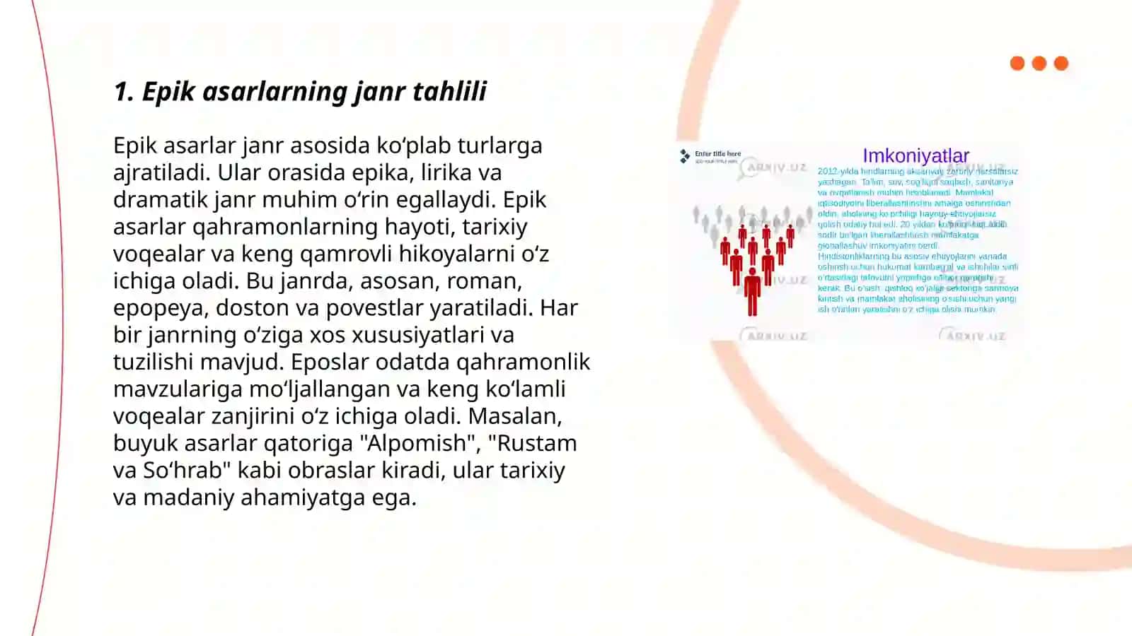 Epik asarlarni tahlil qilish metodikasi 3