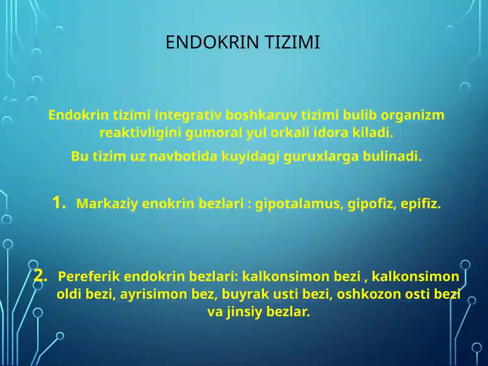 ICHKI SEKRETSIYA BEZLARI FIZIOLOGIYASI 3