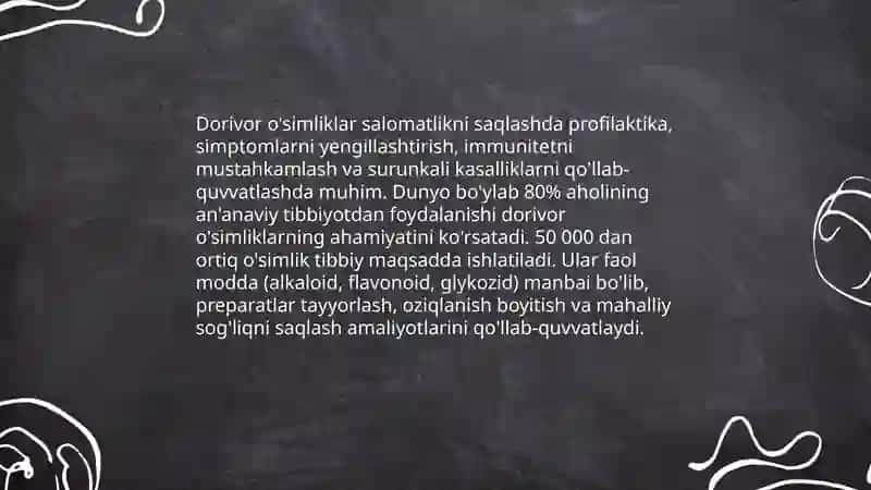 Salomatlikni saqlashda xalq tabobatidan foydalanish yo‘llari 3