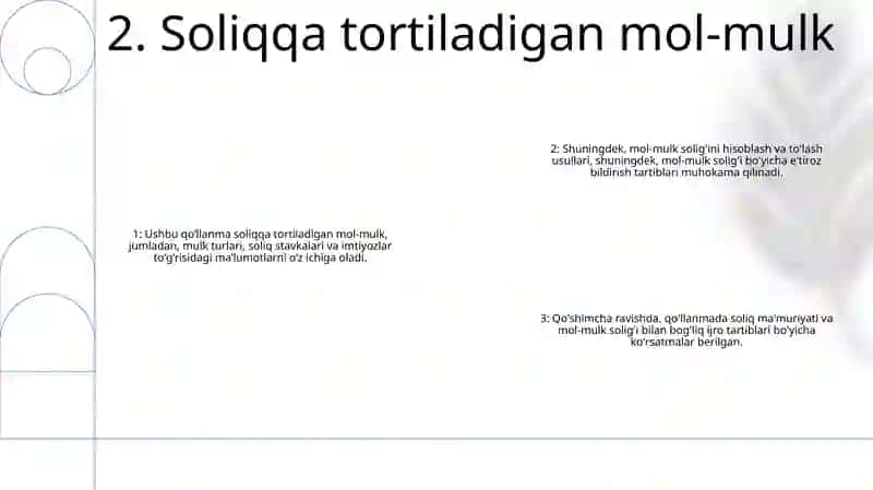 Yuridik Shaxslarning Mol-Mulkiga Solinadigan Soliqni Undirish Usullari 3