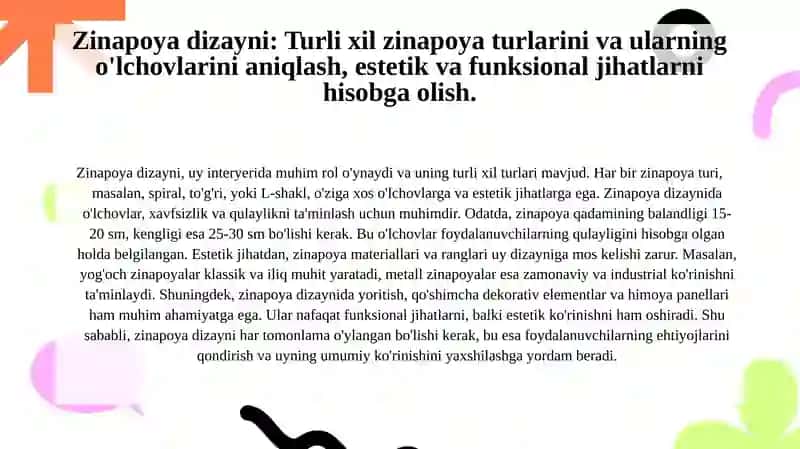 Sketch up dasturida uy zinapoyalarni modelashtirish 3
