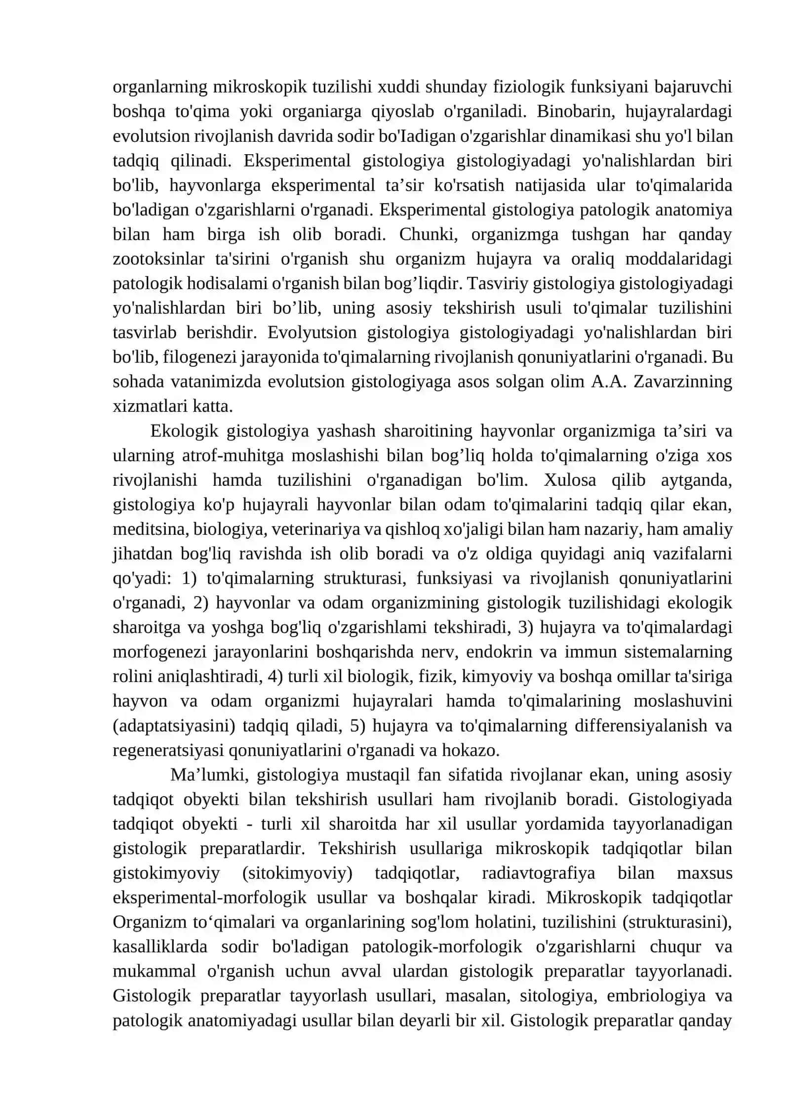 Gisтologiya fanining mavzusi va vazifalari. 3