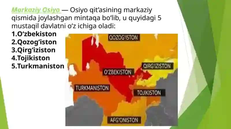 Markaziy Osiyoda siyosiy va iqtisodiy ma'nolari 3