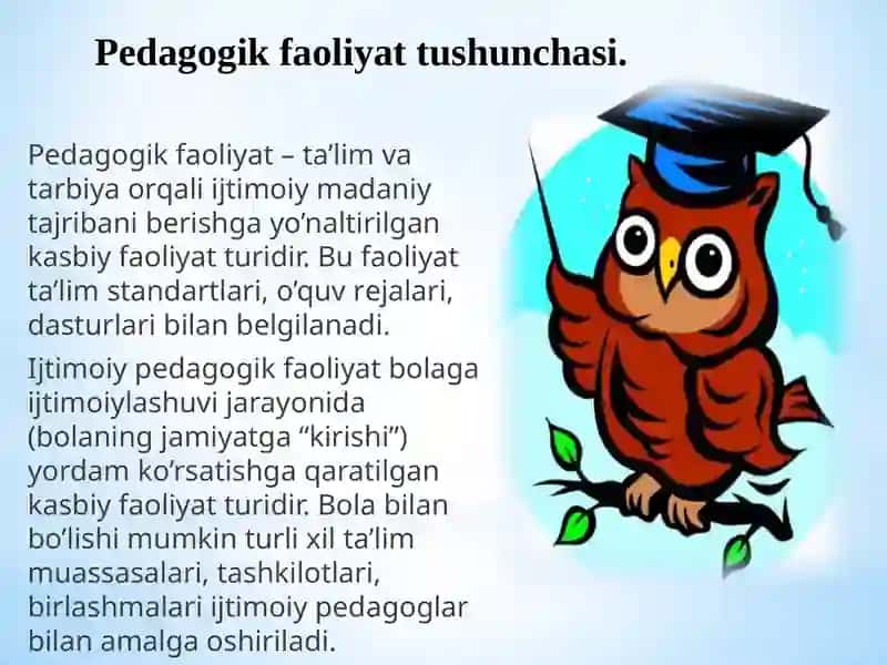 Ijtimoiy-pedagogik faoliyat 3