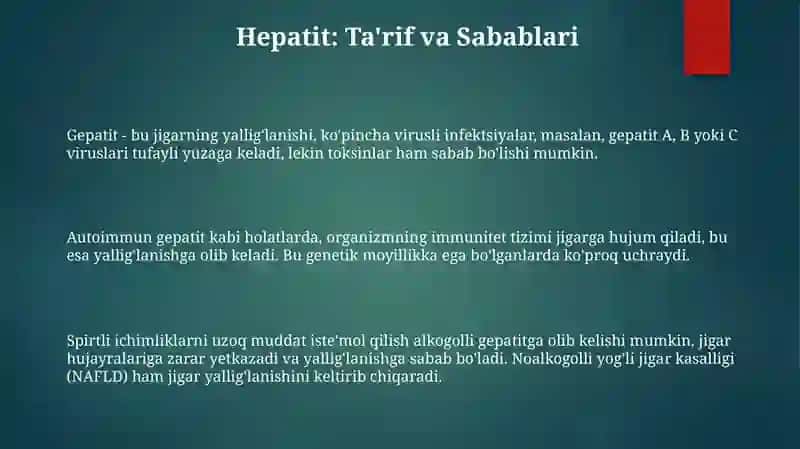 Gepatit kasalligi 3