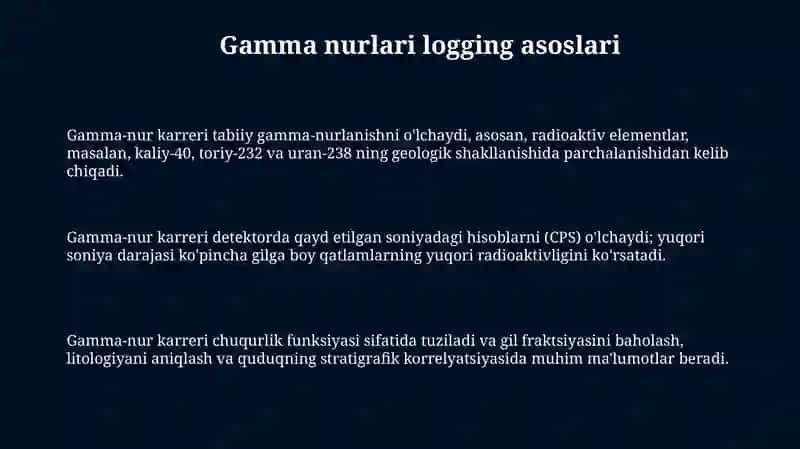 Gamma nurlari logging asoslari 3