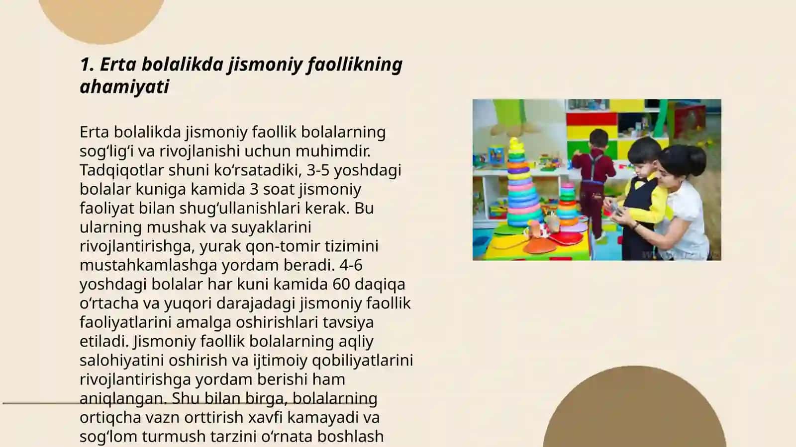 Maktabgacha yoshdagi bolalarning jismoniy faolligini oshirish texnologiyalari 3