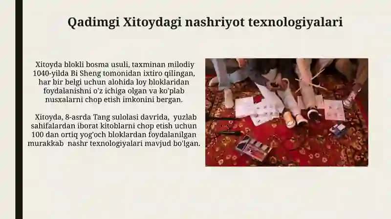 Xitoy,Koreya, Yaponiyadagi ixtirolar ( noshirlik asoslari faniga oid) 3
