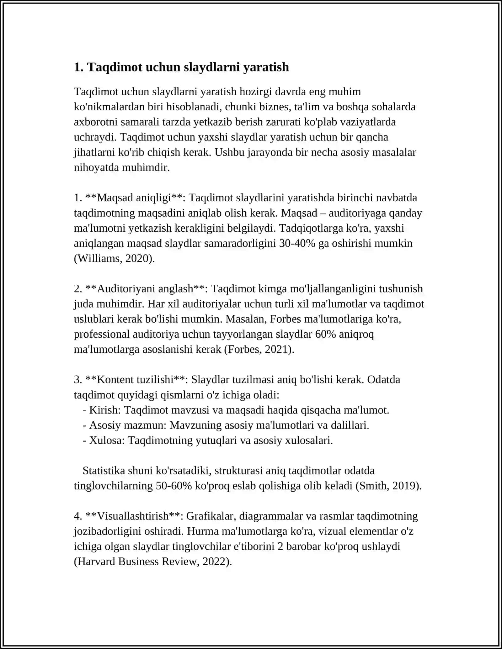 POWER POINT DASTURIDA TAQDIMOT NAMOYISHINI BOSHQARISH 3