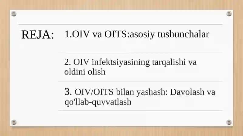OIV va OITS bilan kasallangan bemorlar bilan ijtimoiy ish 3