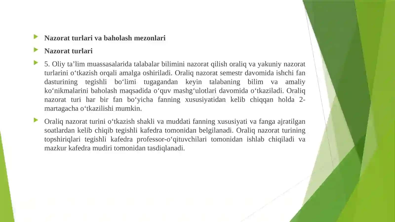 Uzluksiz ta’limda pedagogik nazoratni tashkil etishning ilmiy asoslari 3
